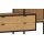 Regal Seaford im Industrielook Wildeiche & Schwarz - ca. 114 x 78 cm