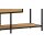 Regal Seaford im Industrielook Wildeiche & Schwarz - ca. 114 x 78 cm