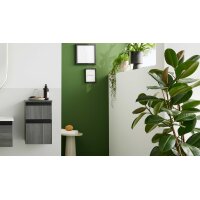 Interliving Bad Serie 3702 - Unterschrank 7698 mit Ablageplatte graue Cuneo Eiche - zwei Schubladen, Breite ca. 30 cm