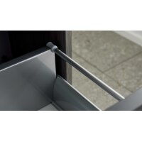 Interliving Bad Serie 3702 - Unterschrank 7698 mit Ablageplatte graue Cuneo Eiche - zwei Schubladen, Breite ca. 30 cm