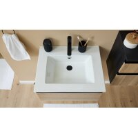 Interliving Bad Serie 3702 - Badmöbel-Set 7771 naturfarbene Cuneo Eiche - dreiteilig