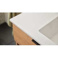 Interliving Bad Serie 3702 - Badmöbel-Set 7751 braune Cuneo Eiche - dreiteilig