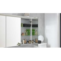Interliving Bad Serie 3702 - Badmöbel-Set 7793 Edelweiß - dreiteilig