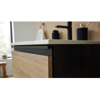 Interliving Bad Serie 3702 - Waschtisch-Set 7771 naturfarbene Cuneo Eiche - zweiteilig