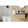 Interliving Bad Serie 3702 - Waschtisch-Set 7771 naturfarbene Cuneo Eiche - zweiteilig