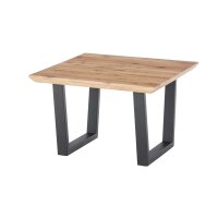 Couchtisch Asola Eiche & schwarzes Metall - ca. 70 x...