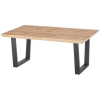 Couchtisch Asola Eiche & schwarzes Metall - ca. 110 x...