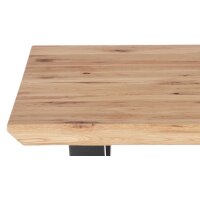 Couchtisch Asola Eiche & schwarzes Metall - ca. 110 x 70 cm