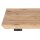 Couchtisch Asola Eiche & schwarzes Metall - ca. 110 x 70 cm