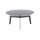 Couchtisch Buena Vista anthrazitfarbene Keramik, Glas & Metall - Durchmesser ca. 80 cm