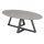 Couchtisch Elbing graue Keramik, Glas & Metall - Länge ca. 120 cm