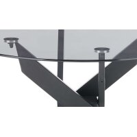 Kopenhagen Couchtisch Grau & Schwarz - Durchmesser...