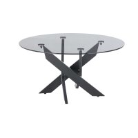 Kopenhagen Couchtisch Grau & Schwarz - Durchmesser ca. 80 cm
