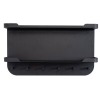 Wandgarderobe Jil 2 Anthrazit – sechs Haken,...
