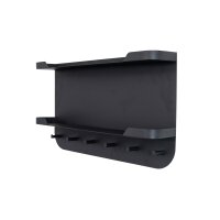 Wandgarderobe Jil 2 Anthrazit – sechs Haken, Länge ca. 70 cm