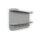 Wandgarderobe Jil 2 Grau – sechs Haken, Länge ca. 70 cm
