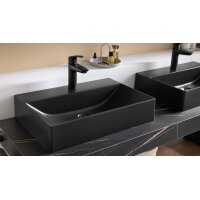 Interliving Bad Serie 3725 – Konsolen-Set Marmor Venato Nero - Länge ca. 160 cm