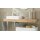 Interliving Bad Serie 3725 – Konsolen-Set Eiche Sierra - Länge ca. 140 cm