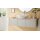 Interliving Bad Serie 3720 - Badmöbel-Set Basis sandfarbenes Lacklaminat & Eiche Como - Länge ca. 137 cm