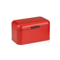 kela Brotkasten Frisca rotes Metall - ca. 30 x 18 cm