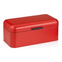 kela Brotkasten Frisca rotes Metall - ca. 43 x 23 cm