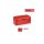 kela Brotkasten Frisca rotes Metall - ca. 43 x 23 cm