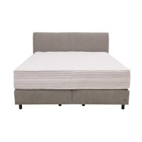 Interliving Boxspringbett Serie 1401 silberfarbener Bezug...