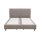 Interliving Boxspringbett Serie 1401 silberfarbener Bezug Rob 533006 – Liegefläche ca. 180 x 200 cm