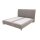 Interliving Boxspringbett Serie 1401 silberfarbener Bezug Rob 533006 – Liegefläche ca. 180 x 200 cm