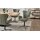 Interliving Esszimmer Serie 5121 – Armlehnstuhl mit Drehfunktion thymianfarbener Bouclé Alpine & schwarzes Metall