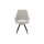 Interliving Esszimmer Serie 5102 – Armlehnstuhl mit Drehfunktion leinenfarbener Jacquard Lodge L07 & schwarzes Eisen