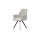 Interliving Esszimmer Serie 5102 – Armlehnstuhl mit Drehfunktion leinenfarbener Jacquard Lodge L07 & schwarzes Eisen