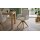 Interliving Esszimmer Serie 5102 – Armlehnstuhl Eiche bianco & leinenfarbener Jacquard Lodge L07