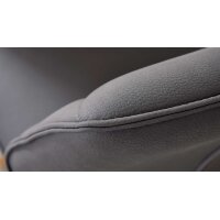 Interliving Esszimmer Serie 5102 – Polsterstuhl graphitfarbene Mikrofaser Atlantis & Wildeiche