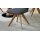 Interliving Esszimmer Serie 5102 – Polsterstuhl graphitfarbene Mikrofaser Atlantis & Wildeiche