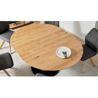 Interliving Esszimmer Serie 5102 – Auszugtisch Wildeiche - Durchmesser ca. 130 - 170 cm