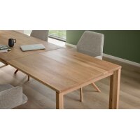 Interliving Esszimmer Serie 5102 – Auszugtisch Eiche bianco - ca. 180 - 280 x 90 cm