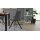 Interliving Esszimmer Serie 5102 – Polsterstuhl kieselfarbener Webstoff Tirol 489 & schwarzes Eisen