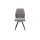 Interliving Esszimmer Serie 5102 – Polsterstuhl mit Drehfunktion kieselfarbener Webstoff Tirol & schwarzes Eisen