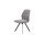 Interliving Esszimmer Serie 5102 – Polsterstuhl mit Drehfunktion kieselfarbener Webstoff Tirol & schwarzes Eisen