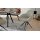 Interliving Esszimmer Serie 5115 - Armlehnstuhl Ravi milchkaffeefarbenes Leder Tendens Latte & anthrazitfarbenes Metall
