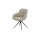 Interliving Esszimmer Serie 5115 - Armlehnstuhl Ravi milchkaffeefarbenes Leder Tendens Latte & anthrazitfarbenes Metall