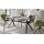 Interliving Esszimmer Serie 5115 - Esstisch mit robuster Tischplatte DEKTON® Grafitte Industrial & anthrazitfarbenes Metall - ca. 200 x 100 cm