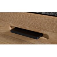 Interliving Garderoben Serie 6014 - Garderobenschrank Wildeiche & Granitfurnier - eine Tür, Höhe ca. 202 cm