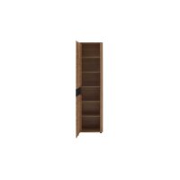 Interliving Garderoben Serie 6014 - Garderobenschrank Wildeiche & Granitfurnier - eine Tür, Höhe ca. 202 cm