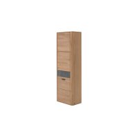Interliving Garderoben Serie 6014 - Garderobenschrank Wildeiche & Granitfurnier - eine Tür, Höhe ca. 180 cm