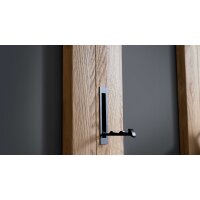 Interliving Garderoben Serie 6014 - Wandgarderobe Wildeiche - ca. 15 x 181 cm