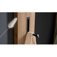 Interliving Garderoben Serie 6014 - Wandgarderobe Wildeiche - ca. 15 x 181 cm