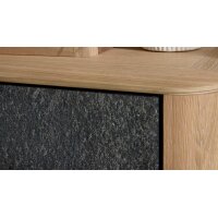 Interliving Garderoben Serie 6014 - Garderobenkombination Wildeiche & Granitfurnier - fünfteilig