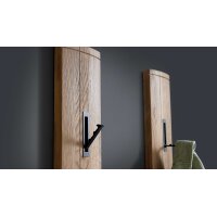 Interliving Garderoben Serie 6014 - Garderobenkombination Wildeiche & Granitfurnier - fünfteilig